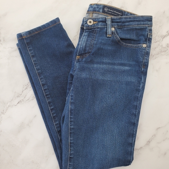 Adriano Goldschmied The Stilt Cigarette Leg Jeans Medium Wash Denim 27 - Picture 4 of 12